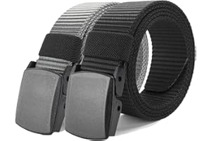 Bansga Cinturón táctico militar Hombres Hebilla metálica Espesar Cinturones de lona de nylon para hombres