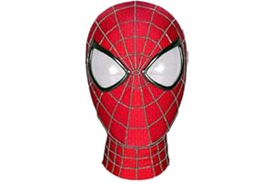 DAYDAY helper Kein Weg Home Rollenspiele Head Cover Spider Cosplay Mask Weit entfernt von Home Kopfbedeckung Helmhelm Haube Scharlachrot Spinne Kopfschmuck Masquerade Party Requisiten
