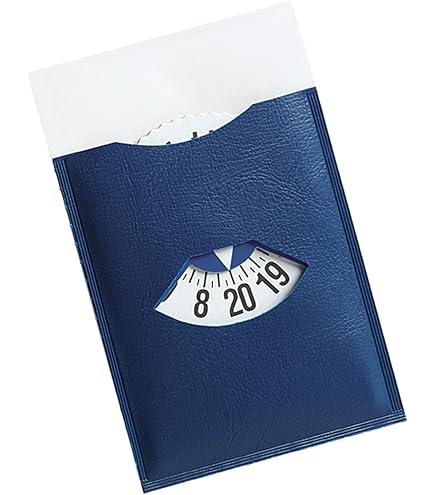 Porta Assicurazione Auto Con Disco Orario - Adesivo Per Parabrezza | 16x12 Cm - Foto 2