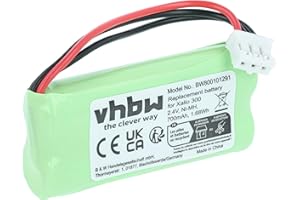 vhbw 1x Batterie Compatible avec Philips Aleor, Dect, Kala, Xalio, Zenia téléphone Fixe sans Fil (700mAh, 2,4V, NiMH) - Remplacement pour 2HR-AAAU, H-AAA600X2