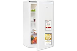 Exquisit Vollraumkühlschrank 75 Liter, Freistehend, Kühlschrank klein und kompakt, 45cm Breit, LED-Innenbeleuchtung, KS585-V-091E