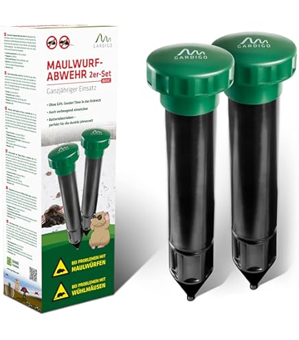 gardigo maulwurf ameisen abwehr vibration Maulwurf- & Wühlmausschreck mit Vibration main image 1
