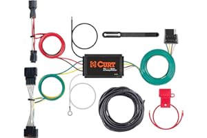 CURT 56321 Vehicle-Side Custom 4-Pin Trailer Wiring Harness, Fits Select Kia Sportage, Black