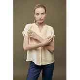 DeFacto Relax Fit Ka&ccedil;ık Yaka Bluz G2963AX26SP
