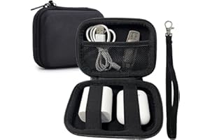 TRIPHKAR Custodia Organizer Rigida EVA per Auricolari, AirPods, Power Bank Magsafe, Caricatore USB, Cavi e Accessori (Solo Case)