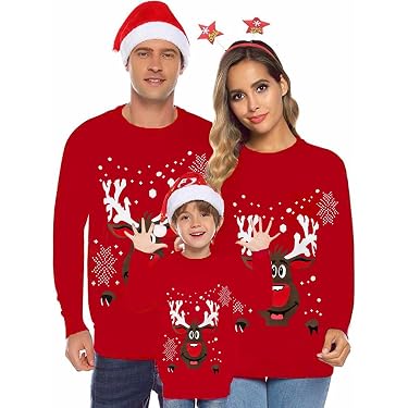 Pull De Noël Mignon Pour Enfant – Manches Longues, Motifs Festifs – Taille 2 Ans – Unisexe Fille/garçon - 10