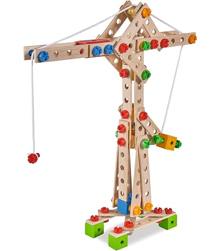 SET COSTRUZIONI MAGIC LAND 40 PEZZI IN LEGNO Paese Delle Meraviglie 8003444830693