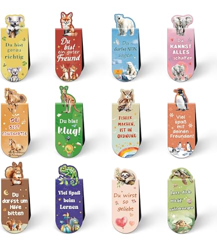 Magnetische Lesezeichen Für Mädchen: Einhorn Pferd, Meerjungfrau, Narwal – Kleine Geschenke Für