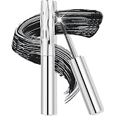 BUTBU Waterproof Mascara, Metal Rod Mascara, Mascara Lashes Volume and Length, 3D Curling Mascara, Lightweight Formula withou