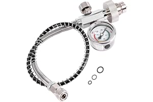 Liseng PCP - Adattatore per bombola a immersione con G5/8 DIN e 50 cm