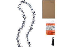 QIAOMIAO Cadenas de sierra para barra de 18 pulgadas (45 cm), 72 eslabones, 0,325 pulgadas, inclinación de 1,5 mm, cadena de motosierra compatible con Husqvarna, Hyundai, Makita, Oregon 21BPX y más