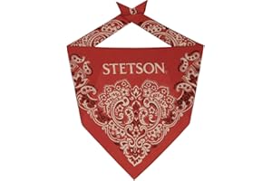 Stetson Bandana Paisley Donna/Uomo - Fazzoletto da Testa Fascia per Capelli Autunno Primavera Inverno Estate Estate/Inverno