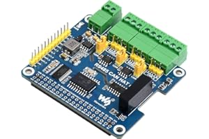 Waveshare Isolated RS485 CAN HAT B Type For Raspberry Pi 2-Ch RS485 And 1-Ch CAN Multi Protections