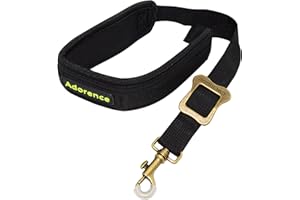 adorence Saxophone Strap for Adults and Children, Adjustable Saxophone Neck Strap with Padded Padding & Rotating Metal Hook, Saxophone Strap, Alto Saxophone, Tenor Saxophone, Black - H11, Black-H11,