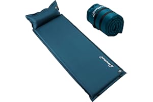 Clostnature Matelas de Couchage Auto-gonflant de Camping – 3/5/7.6 cm d'épaisseur pour extérieur Auto-Gonflable avec Petite Taille, Matelas léger pour Le Sport, la randonnée, l'hiver