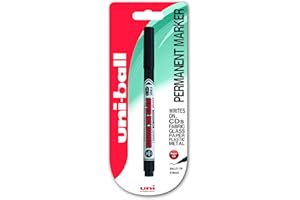 uni-ball Super marker atramentowy PNA-125 - czarny, pojedynczy długopis