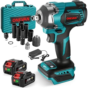 CONENTOOL 18V 3/8& Akkuschrauber Bohrschrauber Kabellos 2*2.0AH Akku