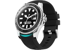 Fullmosa Silikonowe paski do zegarka, 22 mm, 20 mm, 24 mm, bez przerw, kompatybilne z Samsung Galaxy Watch 7, 6, 5, 4, 3, Galaxy Watch 46 mm, 42 mm, Garmin, Fossil, Seiko, Citizen