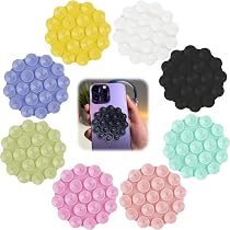 HUVZOR 4 PCS ventosa per cellulare,accessori telefono,Ventose in Silicone Ventosa per Telefono Adatte a Tutti i Modelli di Telefono, Porta Telefono