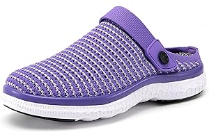 SISTTKE Mens Womens Breathable Mesh Slippers Casual Garden Clogs Comfortable Sandals Summer Shoes for Unisex