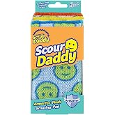 Scrub Daddy Scour Daddy, Almohadilla de Fregar Resistente para Limpiar Platos, Alternativa para Cocina, Esponjas para Lavar P