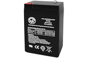 AJC Battery Replacement Compatible with Haze HZ506 6V 4.5Ah Sealed Lead Acid Battery