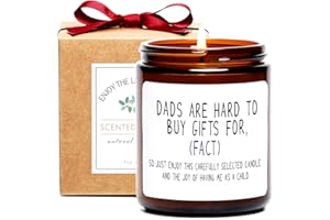 FUND AMLIGHT Father's Day Candle Gift for Dad from Daughter Son, Dad Birthday Scented Candles Gifts for Dad Step Dad Father in Law Him Bonus Dad Daddy Gift
