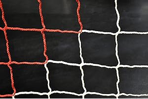 NETSPORTIQUE Rete da calcio ultra resistente ideale per calcio a 7 (5m x 2m)-Diverse colorazioni disponibili!