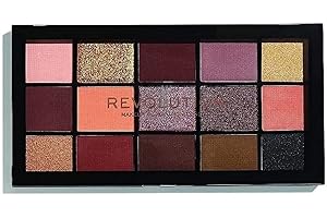 Makeup Revolution, Palette d'ombres à paupières Reloaded, Valvet Rose, 15 nuances, 16.5g Crème
