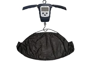 ULTIMATE ANGLING FISHING TACKLE Digitally Accurate Folding Fishing Weighing Scales & Sling - Weigh Up To 50 KG / 110 LBS