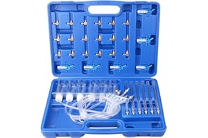 DAYUAN 6 cilindri Diesel iniettore Flusso Tester Set di adattatori Common Rail Leak off