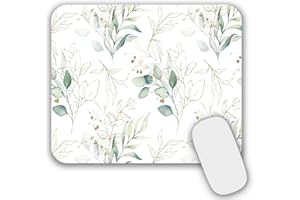 AOKSUNOVA Petit tapis de souris avec motif, petit tapis de souris 240 x 200 mm, tapis de souris vert