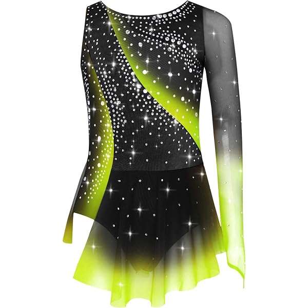 Short Gym Fille DPois Justaucorps Gymnastique Fille Sans Manche Avec Short Enfant Tenue Danse Jazz Strass