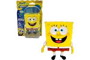 Bizak Monsterflex Svampbob Spongebob Figur Super Extensible Elastisk Docka Officiell Produkt 4 Samlarmodeller För Fans Barn F