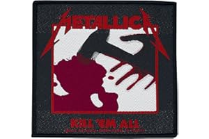 Metallica Kill 'Em All Unisex Patch standard, 100% polyester,