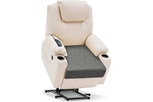 HAVARGO Großes Sitzkissen, doppellagiger Memory-Schaum Sitzkissen für Liegestühle, Sofas, Sessel, dickes Kissen, 50 x 50 x 12 cm – Grau