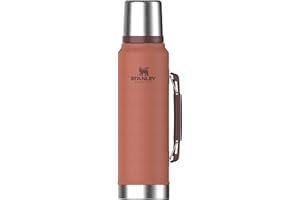 STANLEY Classic Legendary Botella Termica 1.4L - Mantiene Frío o Calor 40 Horas - Termo Cafe - Cantimplora Acero Inoxidable - Sin BPA - Apto Para Lavavajillas - Hammerton Clay