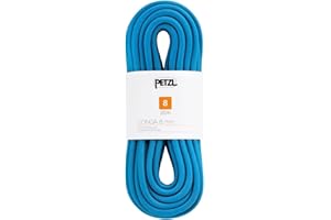 PETZL Corda da trekking Conga 8.0, Blu, 30 m, Poliammide, Escursionismo