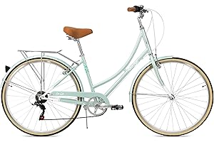 FabricBike Step City - Bicyclette hollandaise, Balade à vélo, vélo pour Femmes, vélo d'époque. Dérailleur Shimano 7 Vitesses