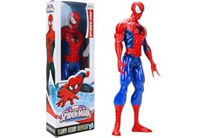 Figurine Spider-Man, Spider-Man Marvel Hasbro Titan Hero Series, Marvel Figurine d'action Spider-Man 30 CM Figurine Spider-Man Jouet de Collection pour Cadeau d'anniversaire pour Enfants (Spider-Man)