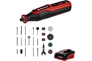 Einhell sladdlös slip-/gravyrverktyg TE-MT 7,2 Li | Li-Ion | 7,2 V batteri | upp till 26 000 varv/min | Låsknapp | LED-ljusring | laddningsstation