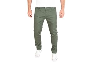 PITTMAN Andrew - Herren Chino Hose - Chinohose Mit Teil-Elastischem Bund