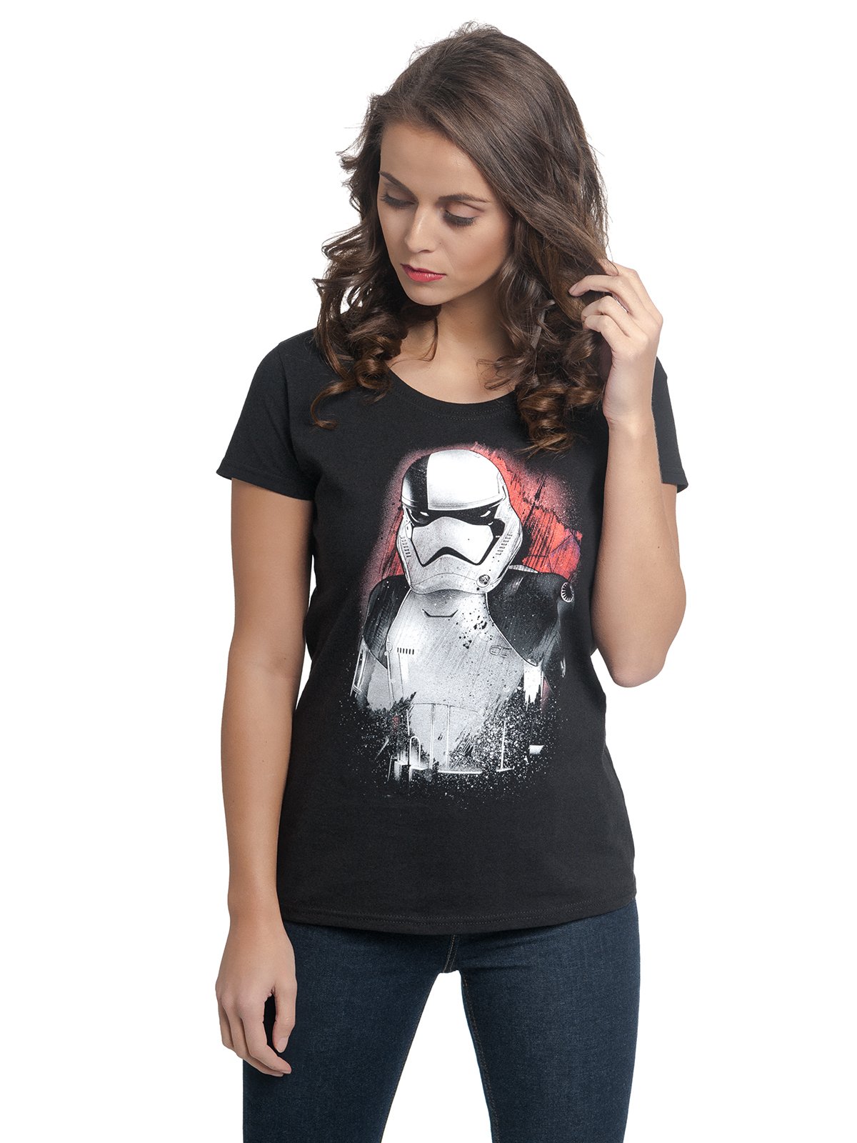 Star-Wars-Episode-8-Die-letzten-Jedi-Trooper-T-Shirt-schwarz-XL
