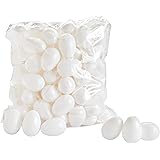 VBS Großhandelspackung 100 Ostereier Kunststoff 6 cm weiß Ostern-Deko