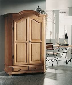 Gradel Schränke Bauernschrank mit 1 Kleiderstange, 1 Einlegeboden und 2