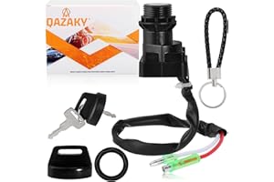 QAZAKY Bayou 250 300 400 Ignition Key Switch Compatible with Kawasaki Lakota 220 Prairie KLF220 KLF220A KLF250 KLF300 KLF300B KLF300C KLF400 KLF400B KEF300 KEF300A KEF300B KVF300 KVF400 KVF400A ATV