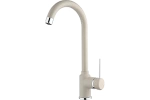 PAINI Miscelatore Monocomando Lavello, Single Lever Sink mixer, Granito Avena
