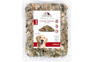 TACKENBERG Beef Green Rumen for Dogs - 28 x 500 g - Delicious Frosted Meat as Dog Food in Premium Quality - Freezer Food for Your Four-Legged Friend - No Additives