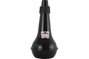 Denis Wick Übungsdämpfer für Flügelhorn und Alt-Posaune, schwarz, DW5535