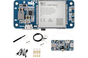 Waveshare SIM7600G-H 4G HAT (B) for Raspberry Pi Supports LTE Cat-4 4G/3G/2G GNSS Positioning Global Band